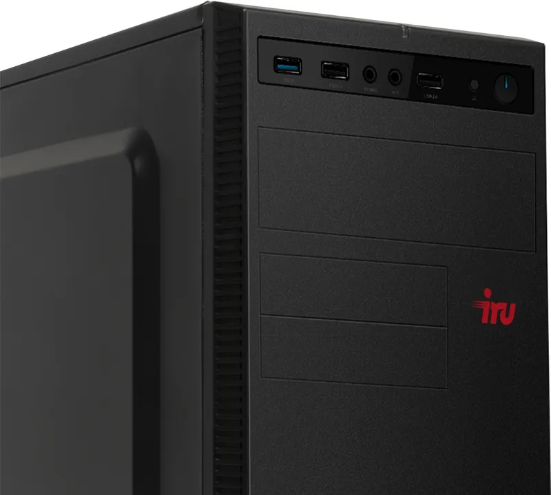 ПК IRU Home 310H6SE MT P G7400 (3.7) 8Gb SSD256Gb UHDG 710 Windows 11 Professional 64 GbitEth 400W черный (1993724)