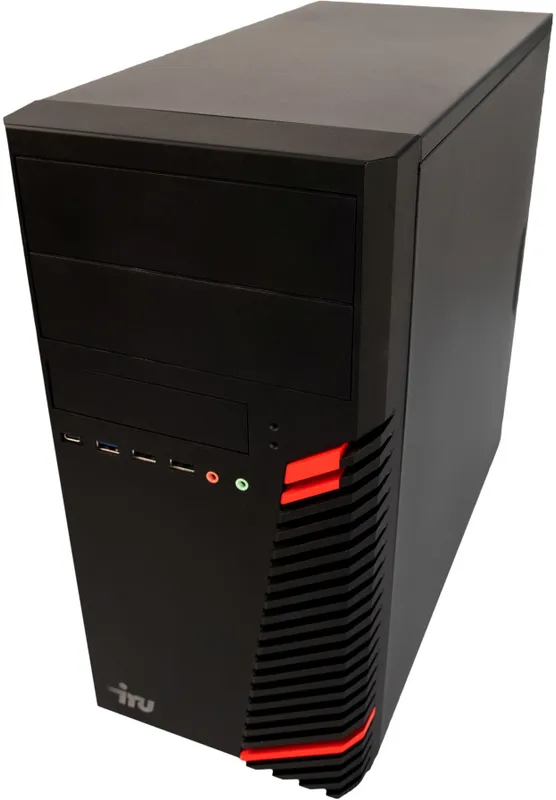 ПК IRU Home 310H6SE MT P G7400 (3.7) 8Gb SSD256Gb UHDG 710 Windows 11 Professional 64 GbitEth 400W черный (1993724)