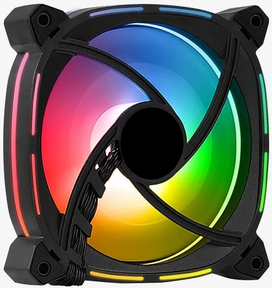 Вентилятор Aerocool Astro 12 F ARGB PWM 4P 120x120x25mm 4-pin (Molex) Ret