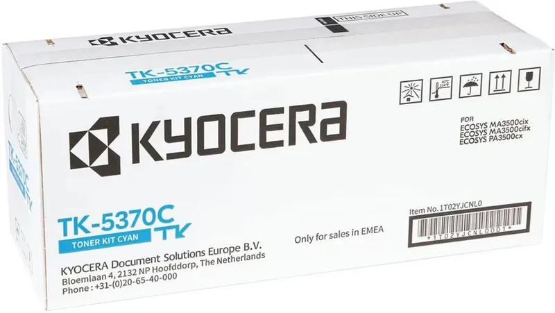 Картридж лазерный Kyocera TK-5370C 1T02YJCNL0 голубой (5000стр.) для Kyocera PA3500cx/MA3500cix/MA3500cifx