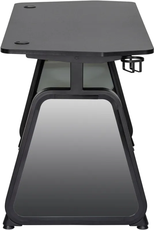 Стол игровой Cactus CS-GMD-BK-RGB столешница МДФ черный каркас черный 136x60x75см