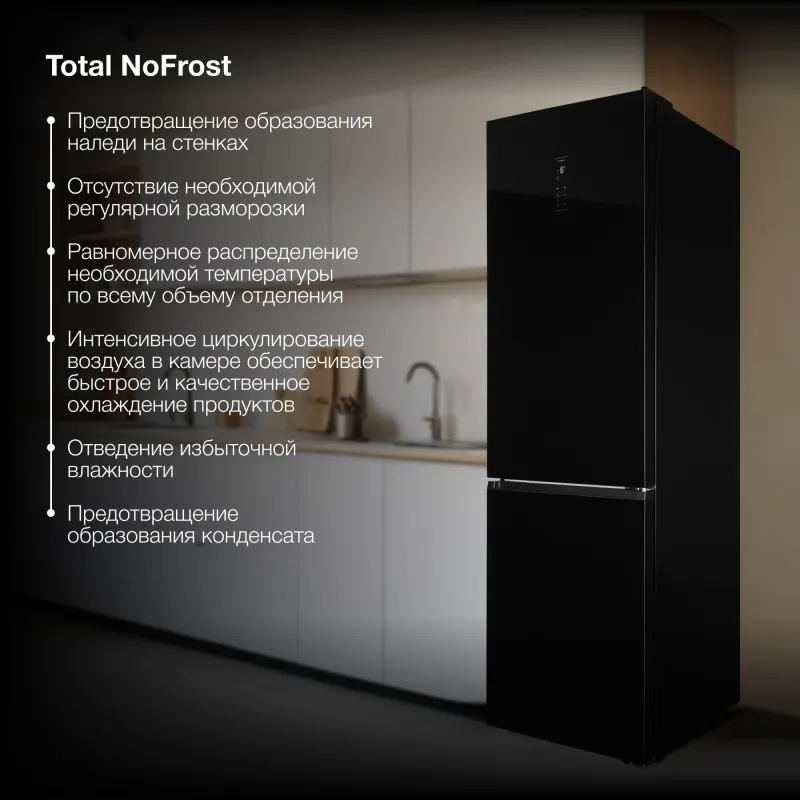 Холодильник Hyundai CC50073F 2-хкамерн. черный