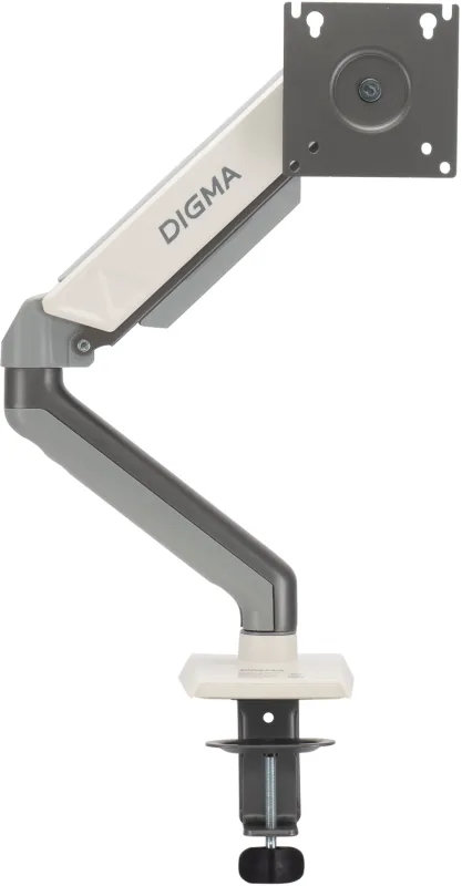 Кронштейн для мониторов ЖК Digma D-MM101 серый 17"-32" макс.9кг крепление к столешнице поворот и наклон