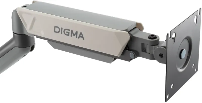 Кронштейн для мониторов ЖК Digma D-MM101 серый 17"-32" макс.9кг крепление к столешнице поворот и наклон