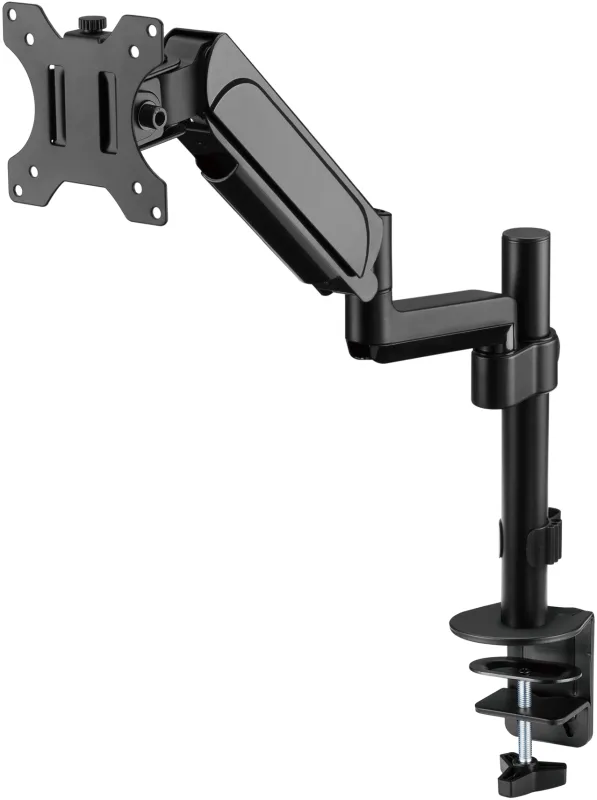 Кронштейн для мониторов ЖК Digma D-MM201 черный 17"-32" макс.9кг крепление к столешнице поворот и наклон