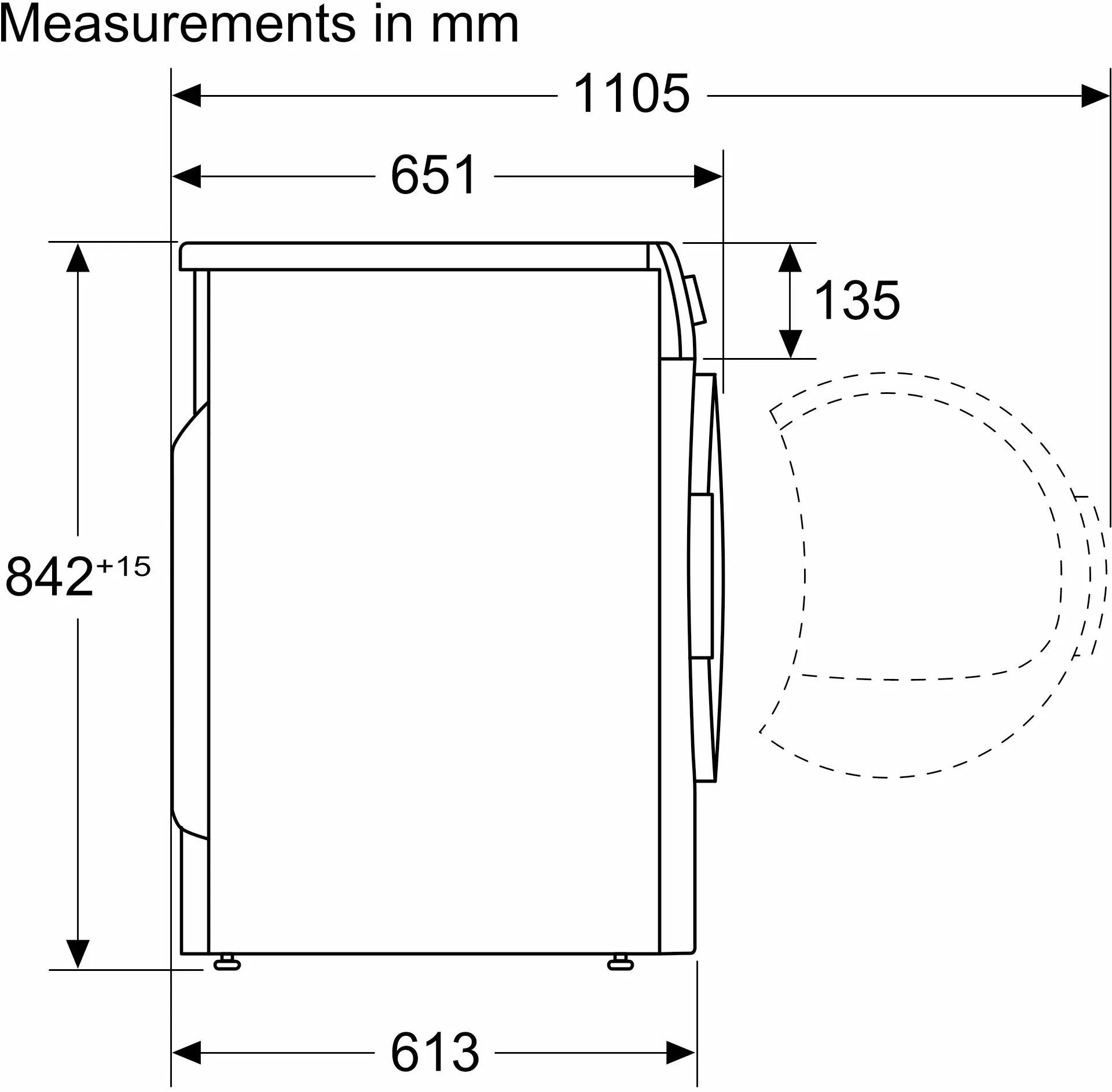 Сушильная машина Bosch Serie 8 WQB245B0ME пан.англ. кл.энер.:A+++ макс.загр.:9кг белый