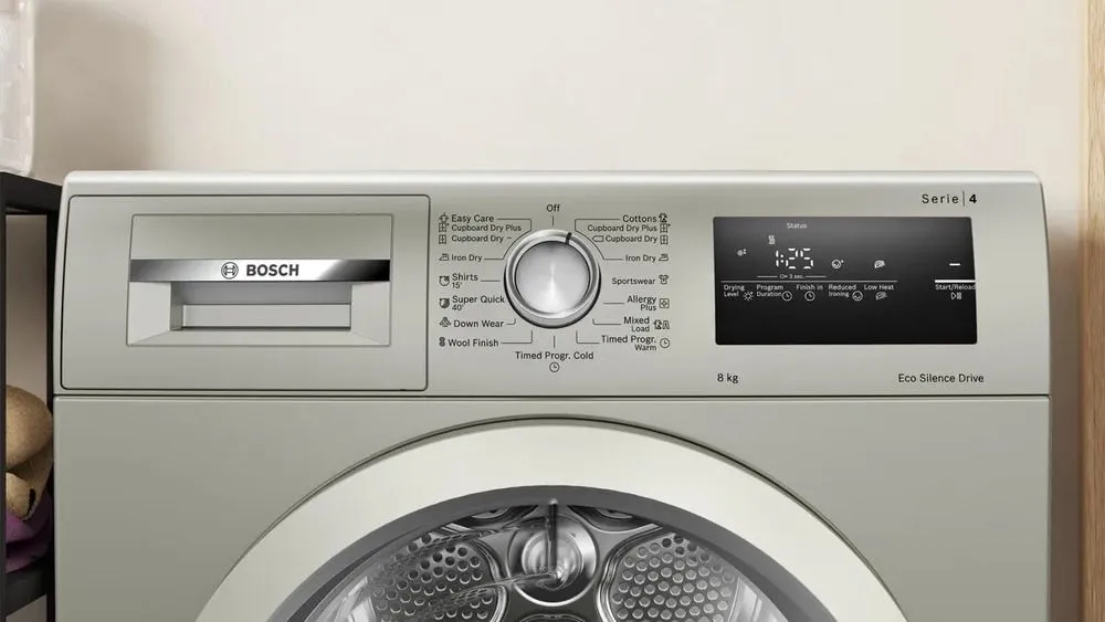 Сушильная машина Bosch WTN86202ME кл.энер.:A макс.загр.:8кг серебристый