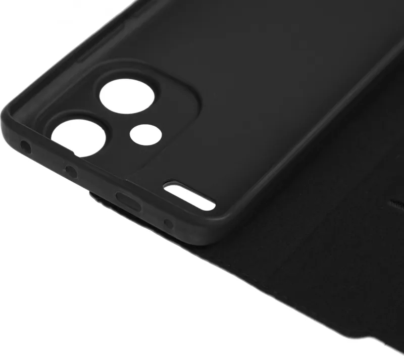Чехол (флип-кейс) BoraSCO для Xiaomi Redmi Note 13 Pro + черный (72997)