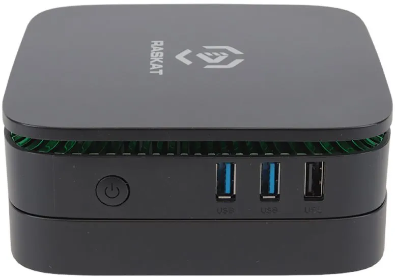 Неттоп Raskat Start 107 N100 (0.8) 16Gb SSD256Gb UHDG без ОС GbitEth WiFi BT черный (RUS) (START107148869)