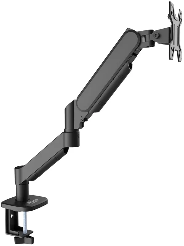 Кронштейн для мониторов ЖК Buro BU-M11 черный 17"-32" макс.10кг крепление к столешнице поворот и наклон