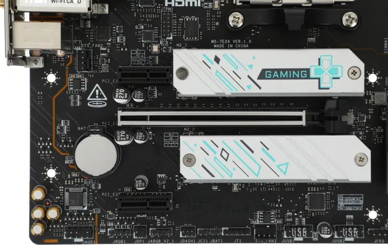 Материнская плата MSI B650M GAMING PLUS WIFI SocketAM5 AMD B650 4xDDR5 mATX AC`97 8ch(7.1) 2.5Gg RAID+VGA+HDMI+DP