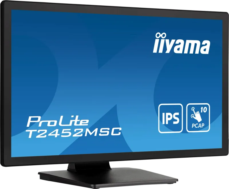 Монитор Iiyama 23.8" ProLite T2452MSC-B1 черный IPS LED 14ms 16:9 HDMI M/M матовая 1000:1 400cd 178гр/178гр 1920x1080 60Hz DP FHD USB Touch 5.6кг