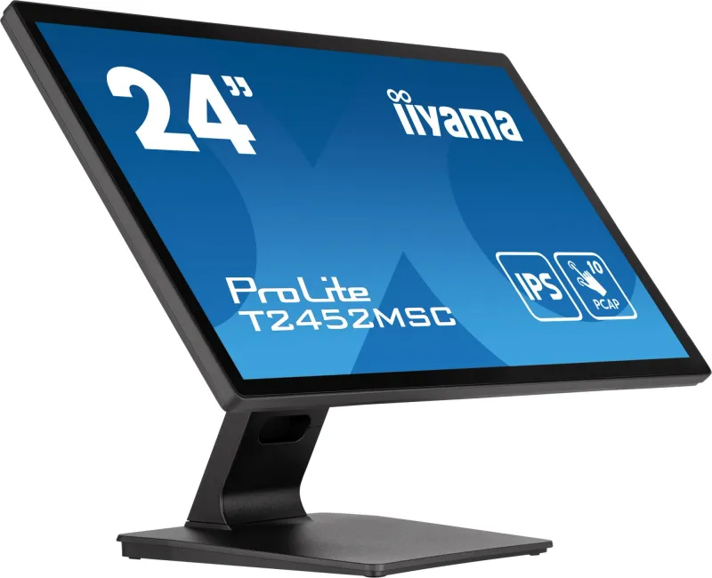Монитор Iiyama 23.8" ProLite T2452MSC-B1 черный IPS LED 14ms 16:9 HDMI M/M матовая 1000:1 400cd 178гр/178гр 1920x1080 60Hz DP FHD USB Touch 5.6кг