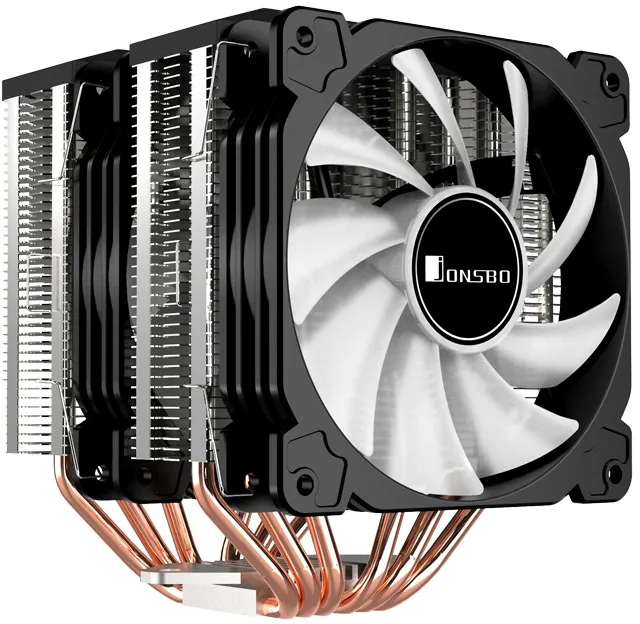 Устройство охлаждения(кулер) Jonsbo CR-2100 RGB черный 4-pin 18.1-29.5dB Al 230W 900gr Ret