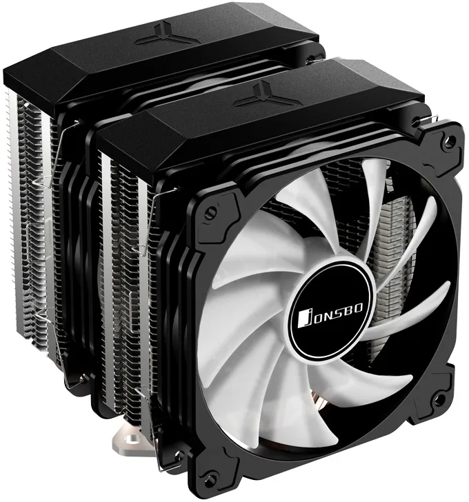 Устройство охлаждения(кулер) Jonsbo CR-2100 RGB черный 4-pin 18.1-29.5dB Al 230W 900gr Ret