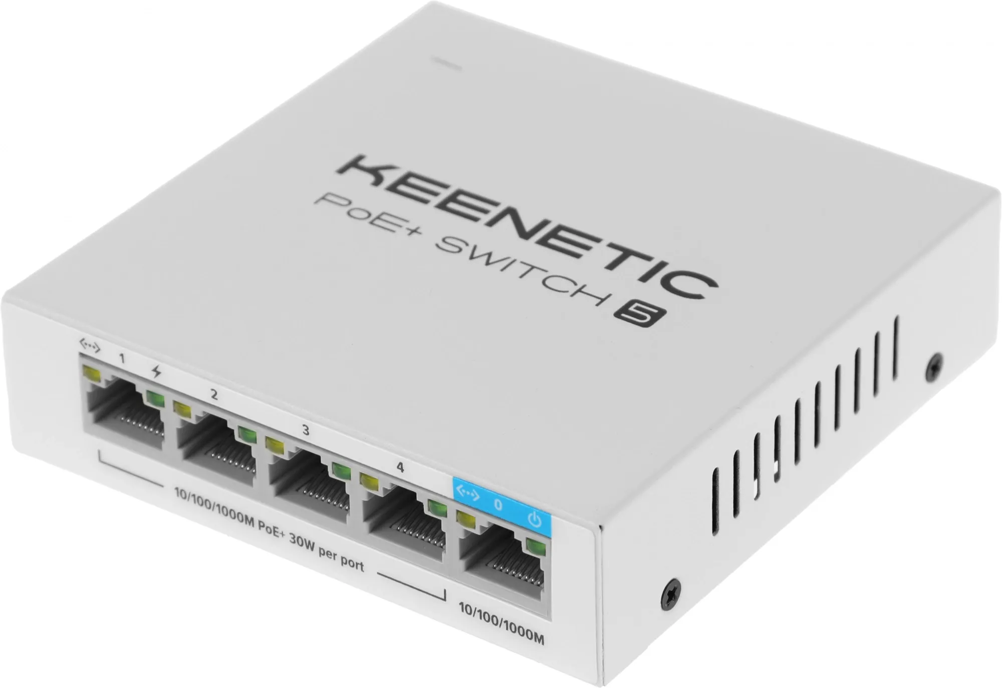 Коммутатор Keenetic KN-4610 (L2) 5x1Гбит/с 4PoE+ 60W Коммутатор неуправляемый