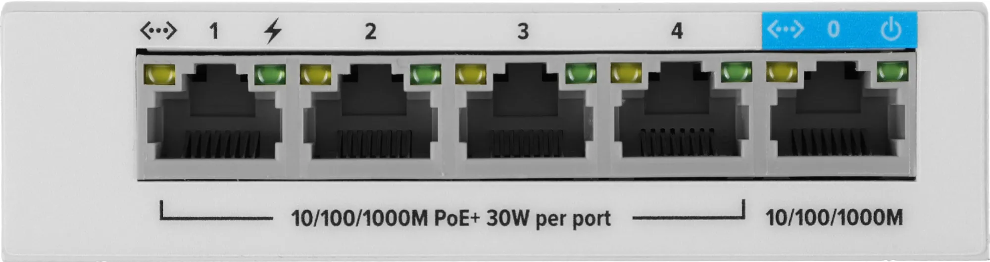 Коммутатор Keenetic KN-4610 (L2) 5x1Гбит/с 4PoE+ 60W Коммутатор неуправляемый