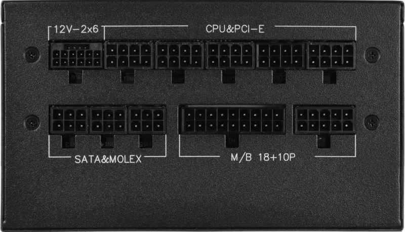Блок питания Azza ATX 850W PSAZ-850G 80+ gold 24pin APFC 120mm fan 9xSATA Cab Manag RTL