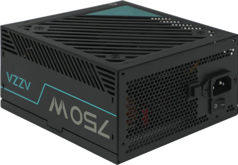 Блок питания Azza ATX 750W PSAZ-750W 80+ bronze (20+4pin) APFC 120mm fan 5xSATA RTL
