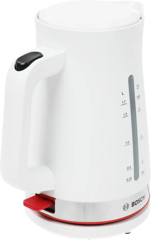 Чайник электрический Bosch TWK4M221 1.7л. белый корпус: пластик