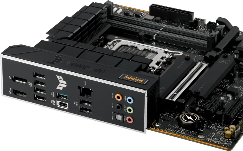Материнская плата ASUS TUF TUF GAMING B760M-PLUS II, LGA1700, B760, 4*DDR5, HDMI+DP, 4xSATA3 + RAID, M2, Audio, Gb LAN, USB 3.2, USB 2.0, mATX; 90MB1HD0-M0EAY0
