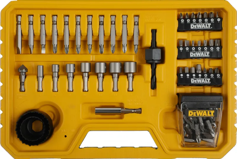 Набор бит и сверл DeWalt DT71563-QZ по дер/мет/бет (100пред.) для шурупов/дрелей/перф