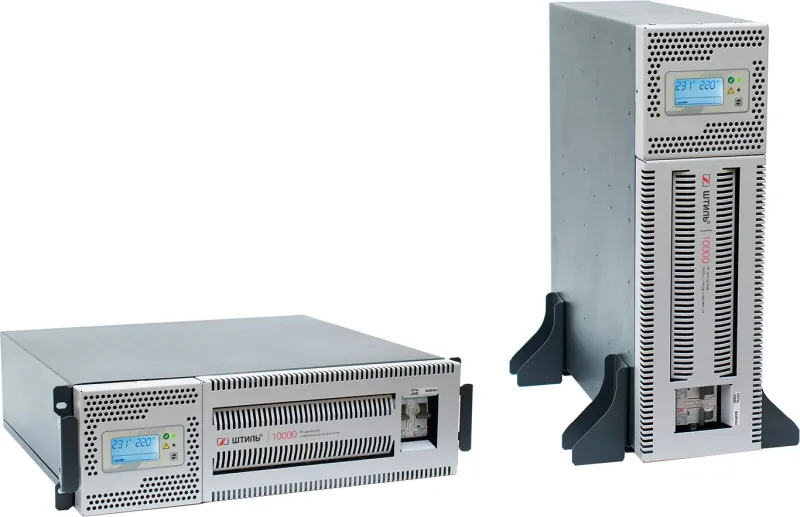 ШТИЛЬ Стабилизатора напряжения: 10000 ВА; 1 фазный; инверторный; вх 90-310В; вых 216/224В; универсальное