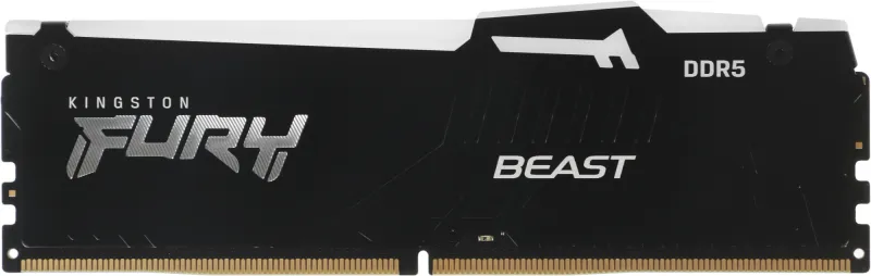 Память DDR5 2x32GB 6000MHz Kingston KF560C36BBEAK2-64 Fury Beast Black RGB RTL Gaming PC5-48000 CL36 DIMM 288-pin 1.35В kit single rank с радиатором Ret