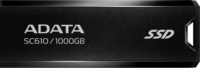 Накопитель SSD A-Data USB 3.1 1TB SC610-1000G-CBK/RD SC610 1.8" черный