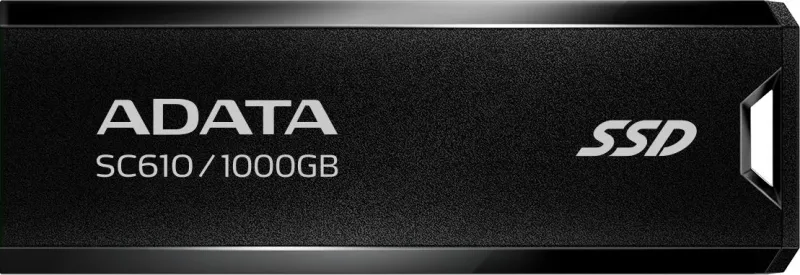 Накопитель SSD A-Data USB 3.1 1TB SC610-1000G-CBK/RD SC610 1.8" черный