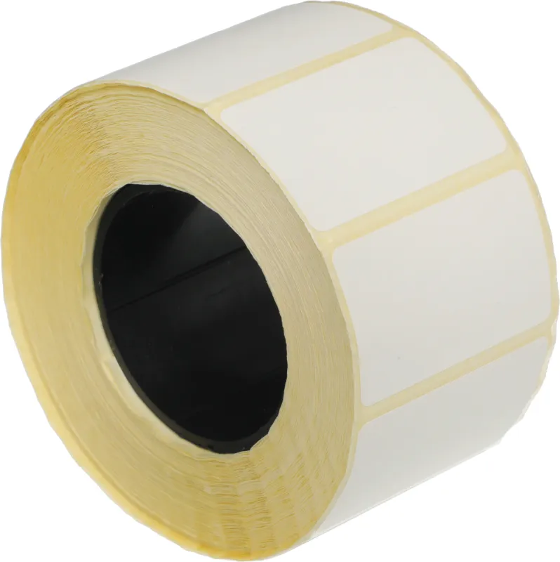 Термоэтикетки Cactus Top CS-TT43251000 сег.:43x25мм самоклей. д.вн.рул.80мм д.вт.40мм 1000шт/рул белый