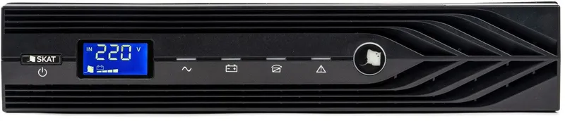 Источник бесперебойного питания Бастион Skat-UPS 1000-Rack-ON-2X9-E 900Вт 1000ВА черный