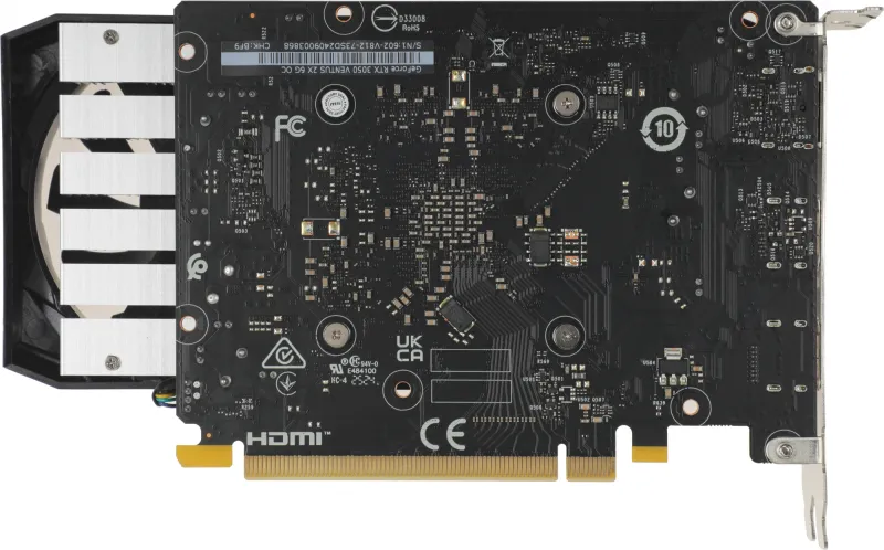 Видеокарта MSI PCI-E 4.0 RTX 3050 VENTUS 2X 6G OC NVIDIA GeForce RTX 3050 6Gb 128bit GDDR6 1492/14000 HDMIx2 DPx1 HDCP Ret