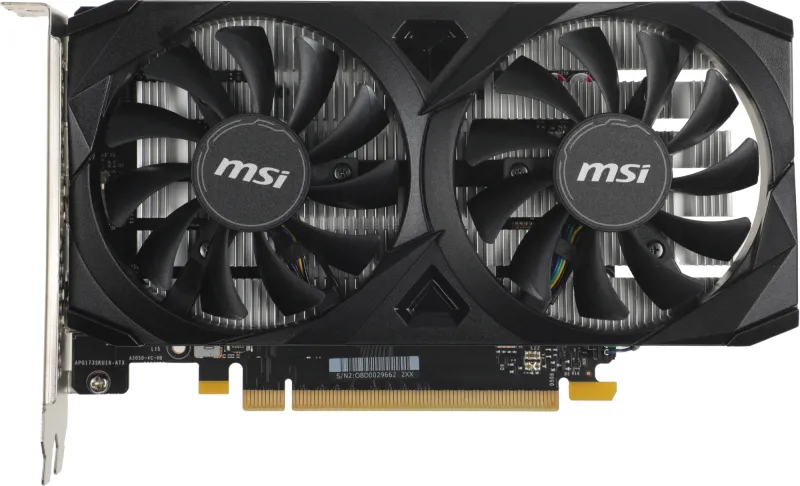 Видеокарта MSI PCI-E 4.0 RTX 3050 VENTUS 2X 6G OC NVIDIA GeForce RTX 3050 6Gb 128bit GDDR6 1492/14000 HDMIx2 DPx1 HDCP Ret