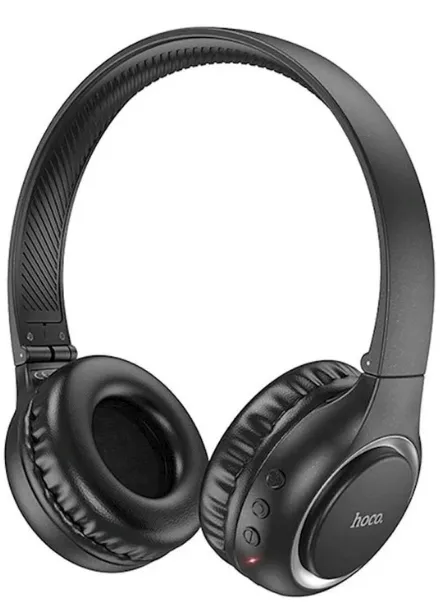 Гарнитура накладные Hoco Charm W41 1.2м черный беспроводные bluetooth оголовье