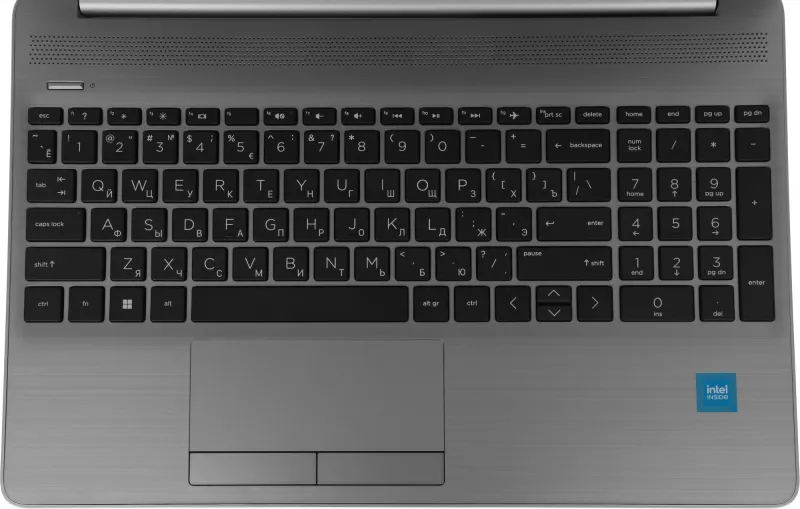 Ноутбук HP 250 G9 Celeron N4500 8Gb SSD256Gb Intel UHD Graphics 15.6" SVA FHD (1920x1080) Free DOS dk.silver WiFi BT Cam (6S798EA)