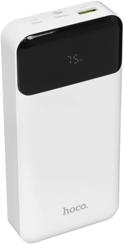 Мобильный аккумулятор Hoco J102A Cool figure white 20000mAh QC/PD 20W 3A USB-A/USB-C белый