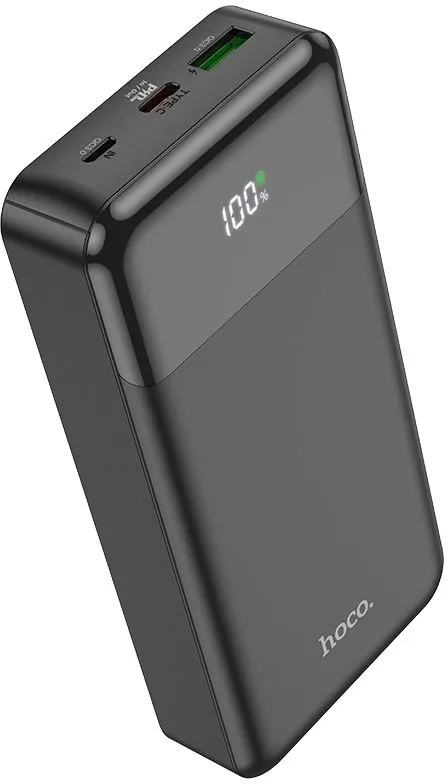 Мобильный аккумулятор Hoco J102A Cool figure black 20000mAh QC/PD 20W 3A USB-A/USB-C черный
