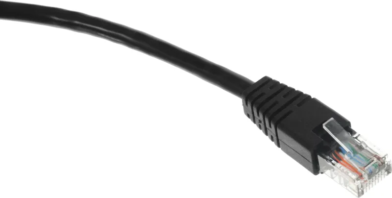 Патч-корд Buro BU-C5EXTND-2M-B UTP cat.5E 2м черный RJ-45 (m)-RJ-45 (f)