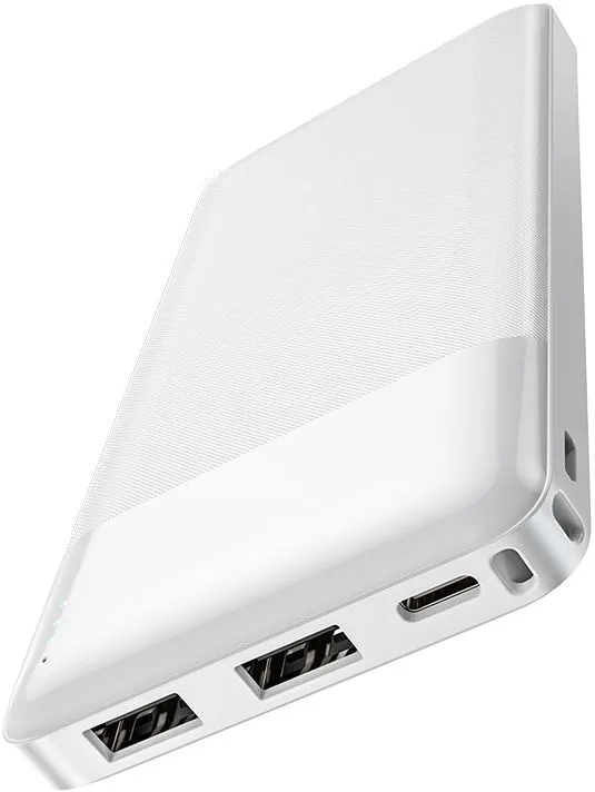 Мобильный аккумулятор Hoco J72 Easy travel white 10000mAh 2A 2xUSB-A белый