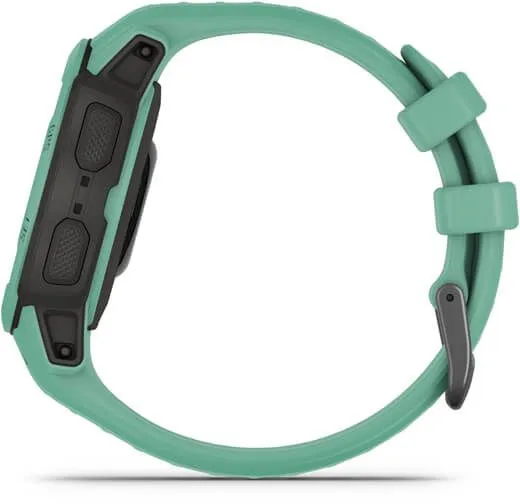 Смарт-часы Garmin Instinct 2S Solar Tactical 20мм 1.3" AMOLED корп.черный/мятный рем.мятный (010-02564-02)