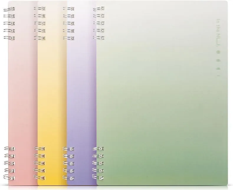 Тетрадь Deli NUSIGN NS372 A5 пластик 60л ассорти