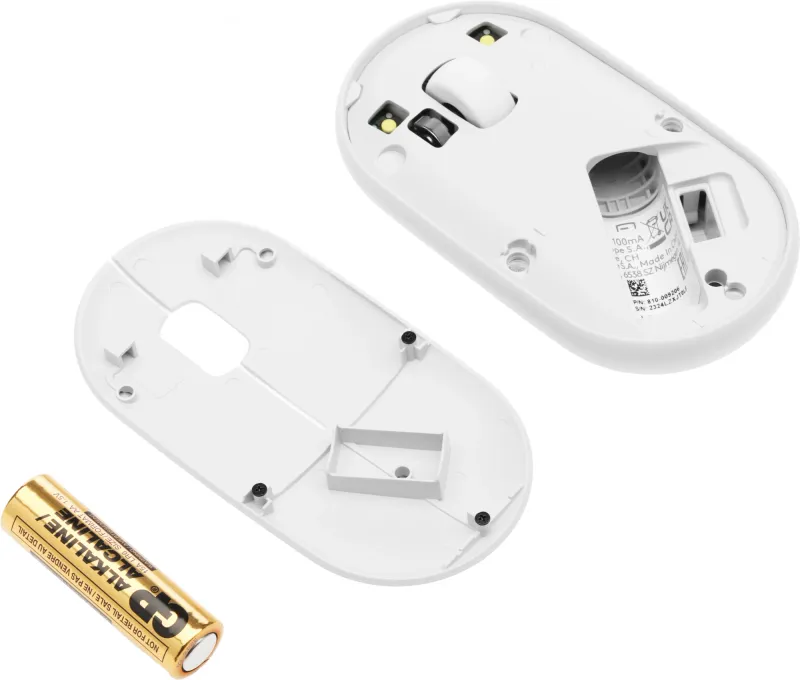 Logitech Wireless Mouse Pebble 2 M350s, Bluetooth, WHITE, [910-007013]