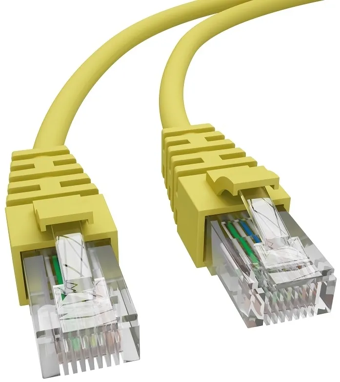 Патч-корд NTSS NTSS-PC-UTP-RJ45-5e-0.15-LSZH-YL UTP RJ-45 вил.-вилка RJ-45 кат.5E 0.15м желтый LSZH