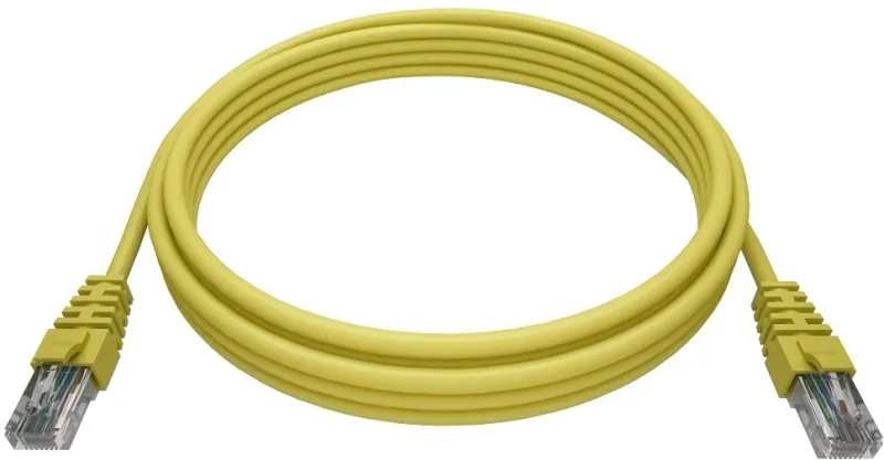 Патч-корд NTSS NTSS-PC-UTP-RJ45-5e-0.15-LSZH-YL UTP RJ-45 вил.-вилка RJ-45 кат.5E 0.15м желтый LSZH