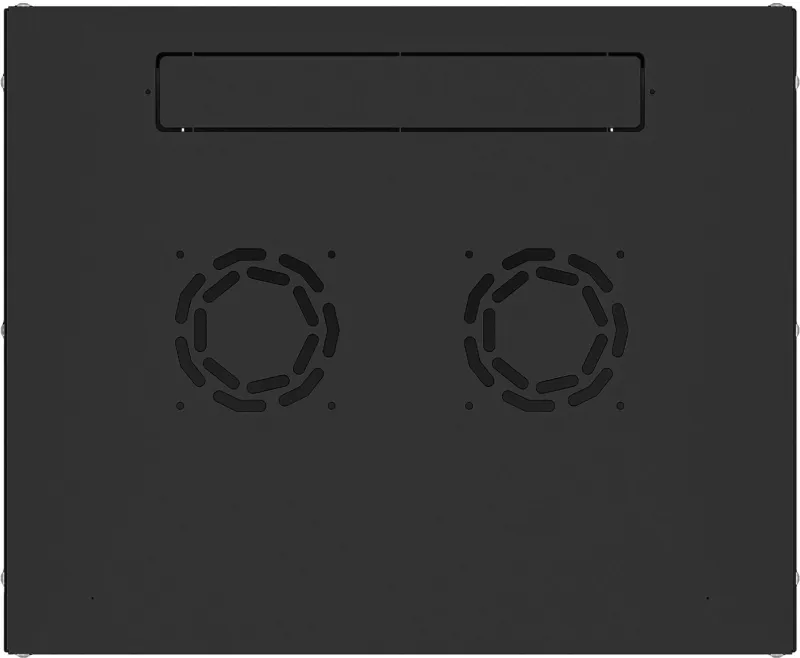Шкаф коммутационный NTSS Lime (NTSS-WL6U5560GS-BL) настенный 6U 550x600мм пер.дв.стекл несъемн.бок.пан. 30кг черный 12кг