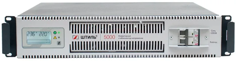 ШТИЛЬ Стабилизатора напряжения: 5000 ВА; 1 фазный; инверторный; вх 90-310В; вых 216/224В; универсальное