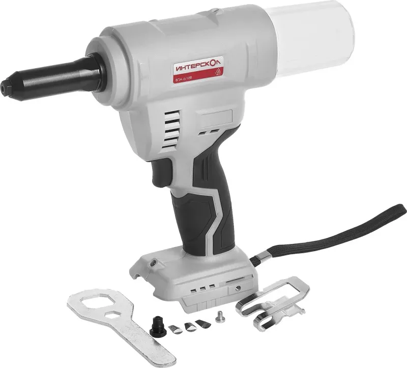 Заклепочник Интерскол ВПА-6/18В без АКБ и ЗУ (646.1.0.70)