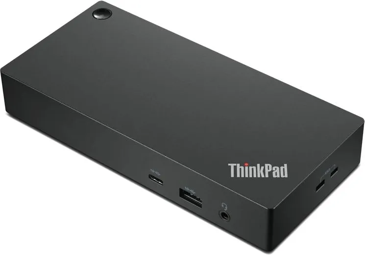 док-станция ThinkPad Universal USB-C Dock (2x DP 1.4, 1x HDMI 2.0, 3x USB 3.1, 2x USB 2.0, 1x USB-C, 1x RJ-45, 1x Combo Audio Jack 3.5mm)