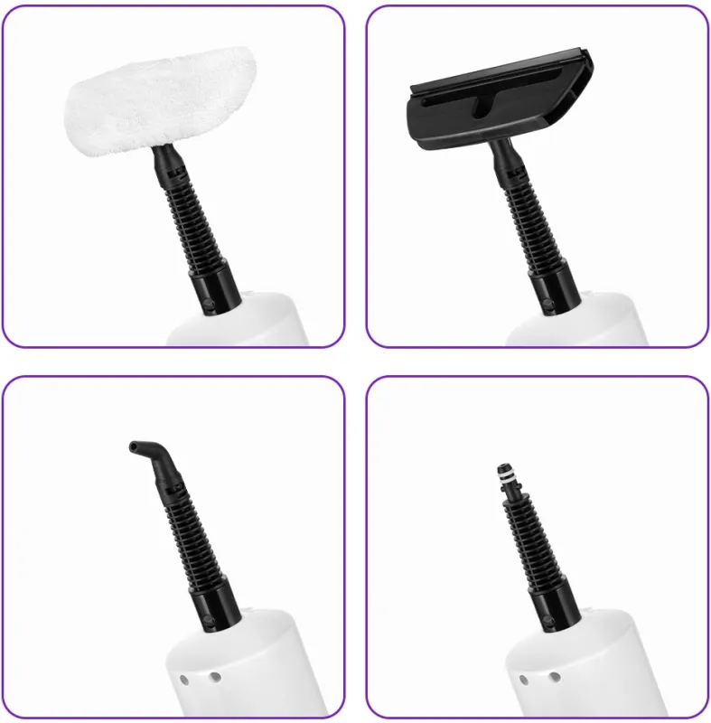 Швабра паровая Kitfort КТ-1062 1500Вт белый/черный